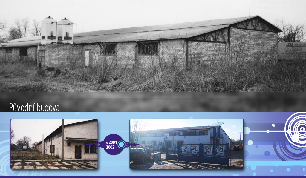 Rekonstrukce vlastní budovy ve Skašticích 2001 Rekonstrukce vlastní budovy ve Skašticích 2001